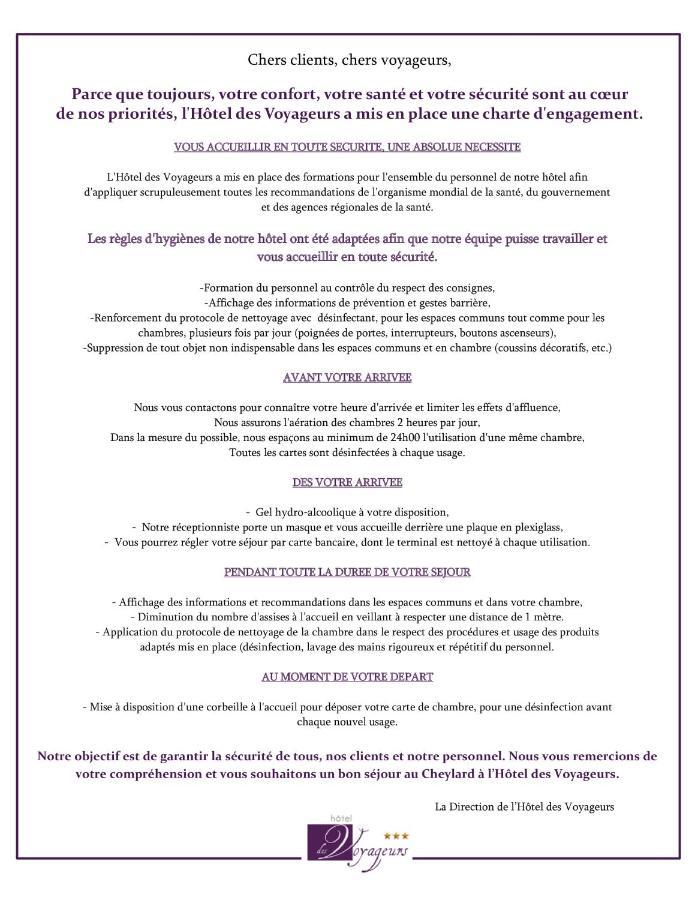 Hotel-Restaurant Des Voyageurs Le Cheylard Kültér fotó